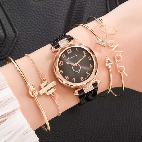 Accessories - Luxury Women Watch Fashion Elegant Magnet Buckle V